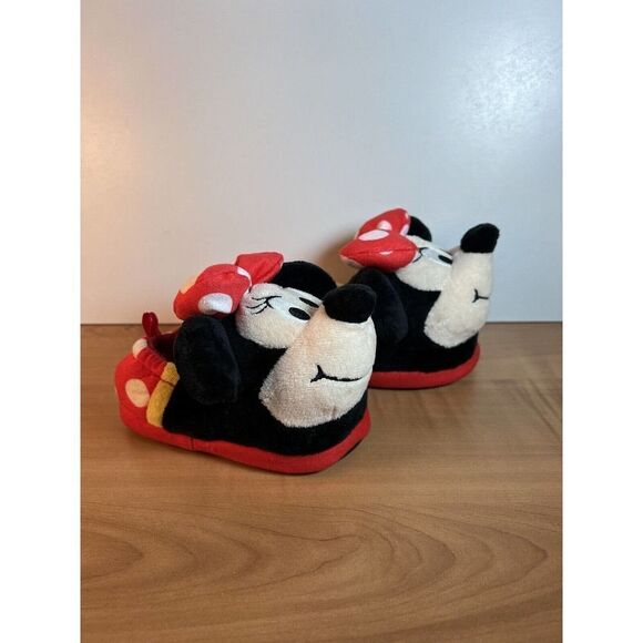 Minnie Mouse Disney Toddler Girls House Slipper Size 5/6 - Picture 5 of 7